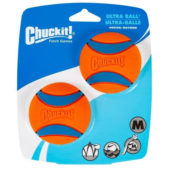 Chuckit! Ultra Ball 2pk - Orange/Blue - M | Target