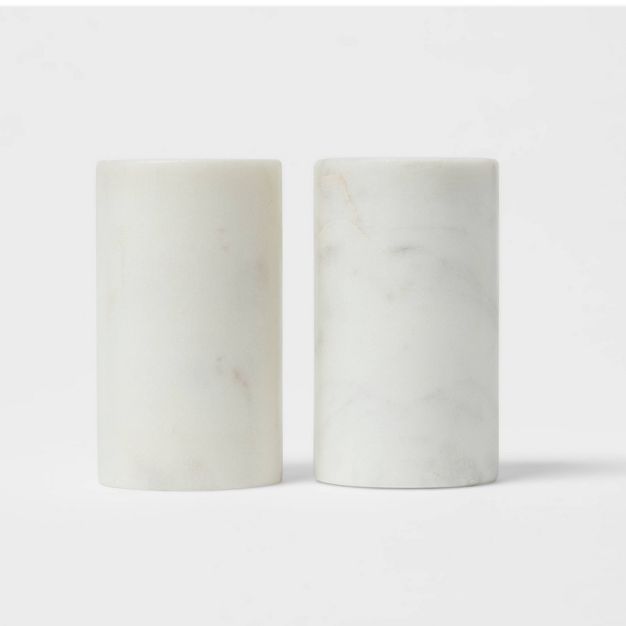 2pc Marble Salt and Pepper Shaker Set - Threshold™ | Target