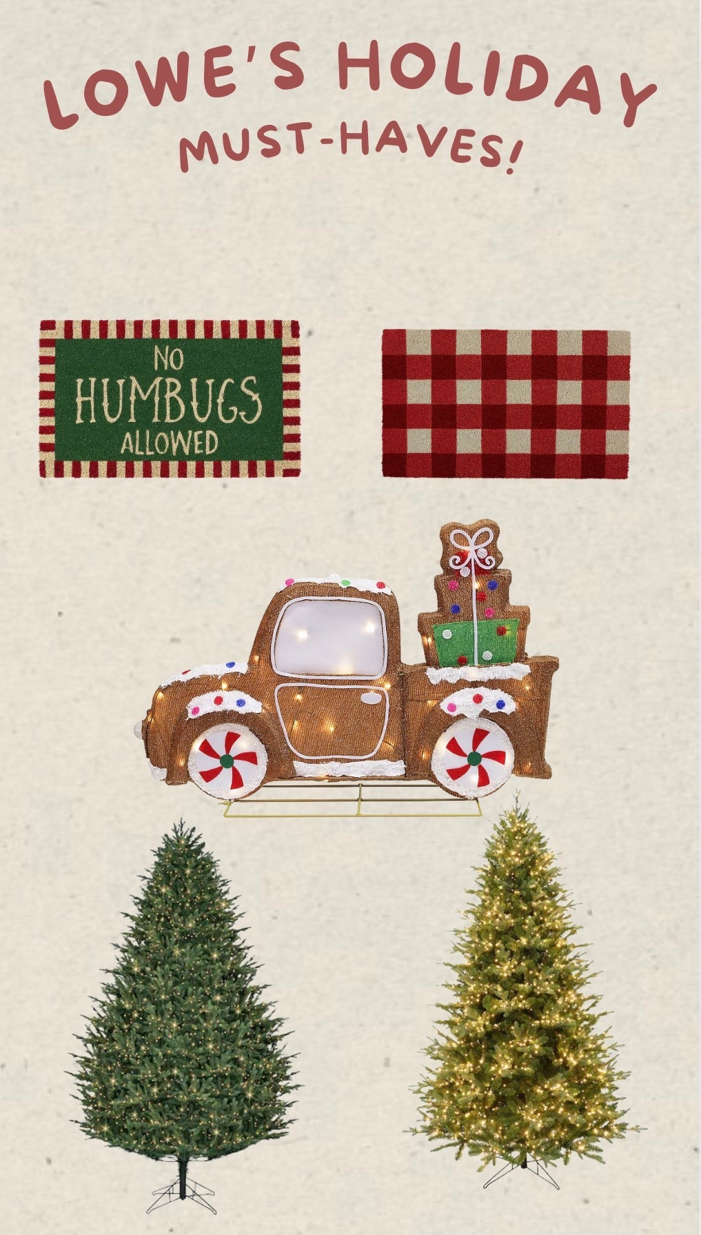 Don’t miss out on these awesome Christmas finds from Lowe’s this year!!! 
I KNOW these items won’t last long 🤩

#ad @loweshomeimprovement #lowespartner

#LTKSeasonal #LTKHome