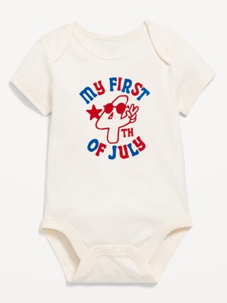 Unisex Short-Sleeve Graphic Bodysuit for Baby | Old Navy (US)