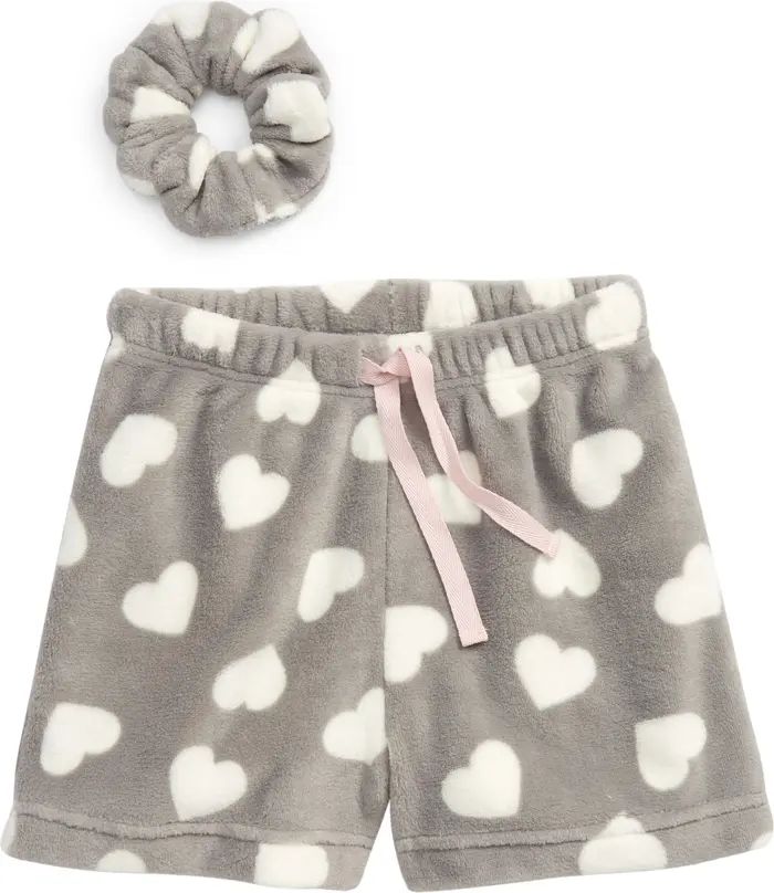 Tucker + Tate Kids' Fleece Pajama Shorts with Scrunchie | Nordstrom | Nordstrom