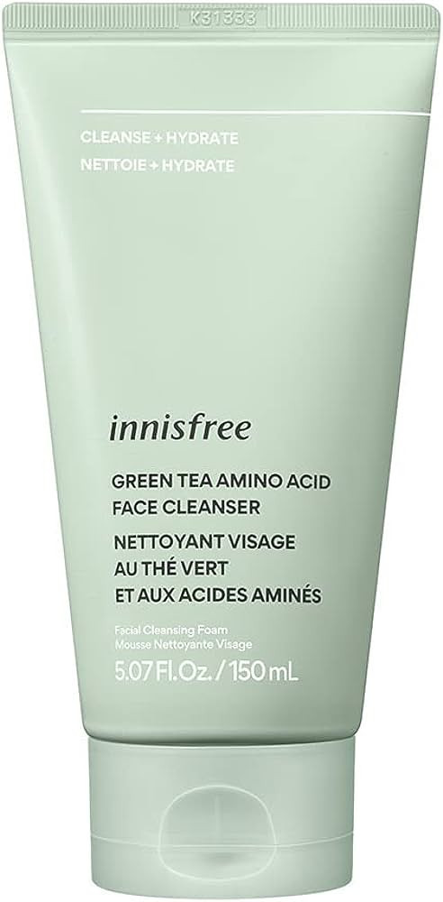 innisfree Green Tea Hyaluronic Acid Face Cleanser: Antioxidant, Amino Acid Rich, Hydration, Non-S... | Amazon (CA)