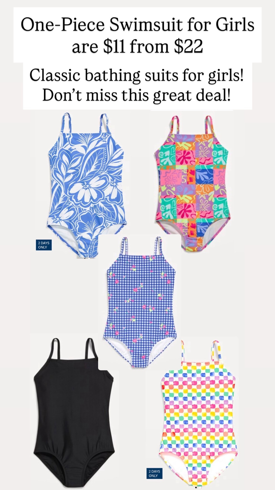 These bathing suits for girls are only $11 from $22

#LTKSaleAlert #LTKKids