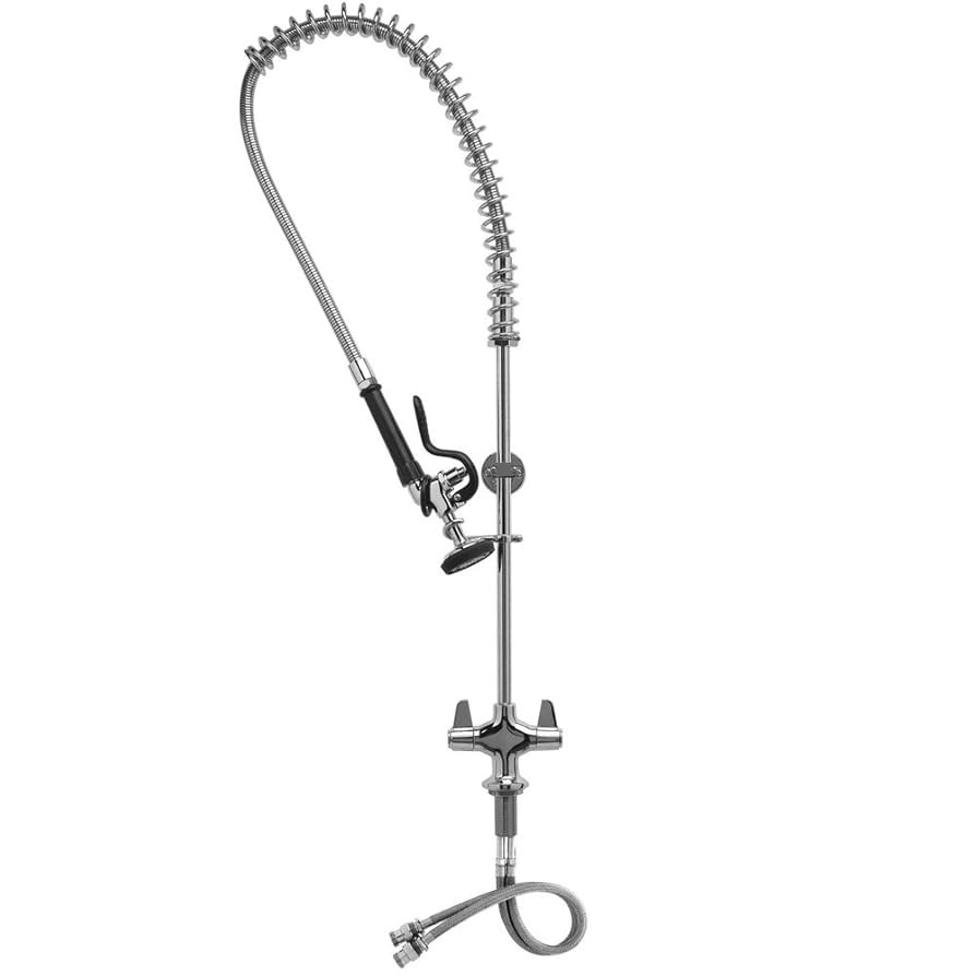 T&S Brass Equip 5PR-2S00-H Single Hole Deck Mount Pre-Rinse Faucet for Commercial Kitchens. Inclu... | Amazon (US)