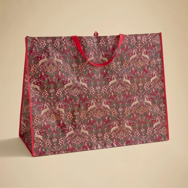 Red Heritage Large Canvas Bag | Dunelm