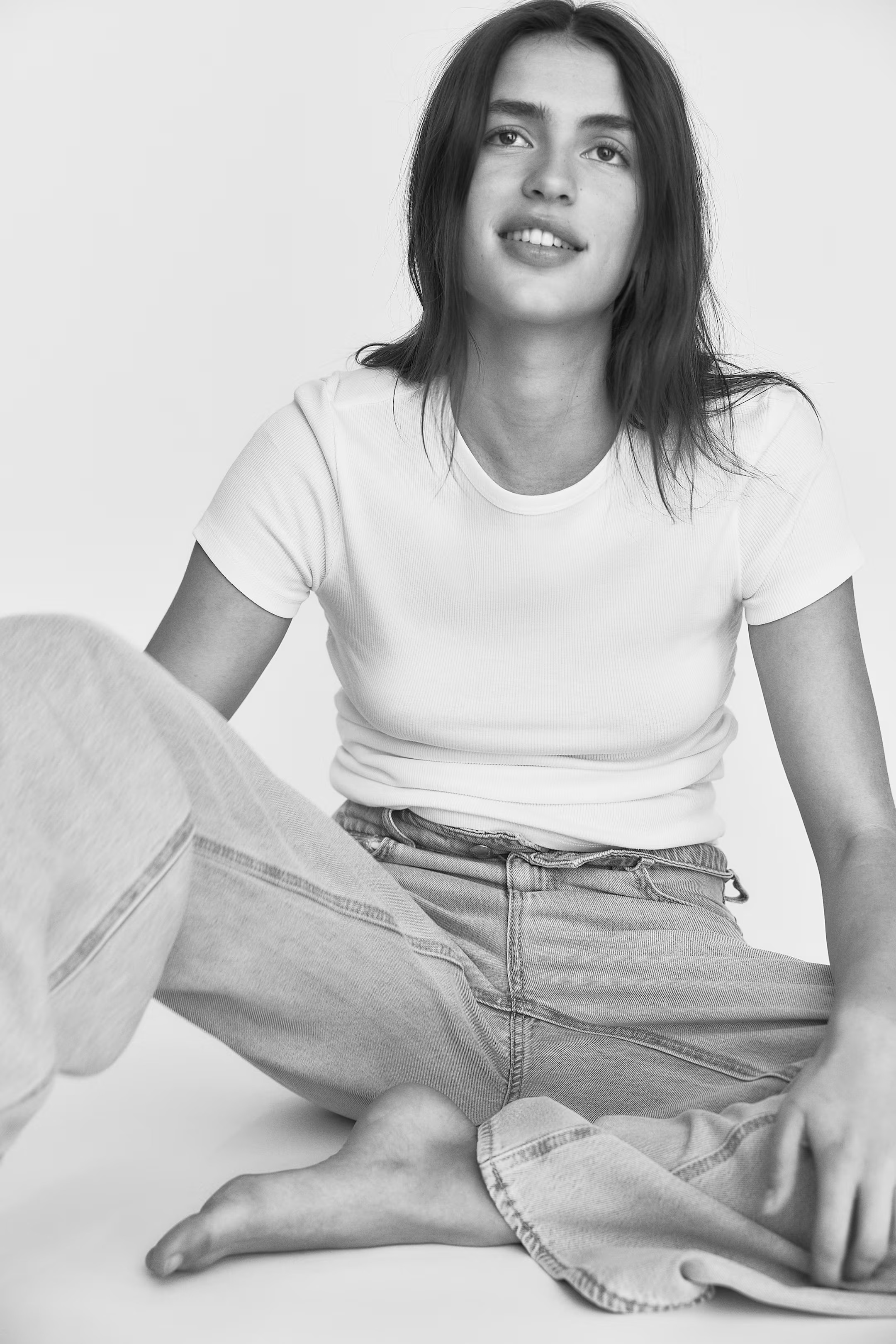 Ribbed T-shirt | H&M (UK, MY, IN, SG, PH, TW, HK)