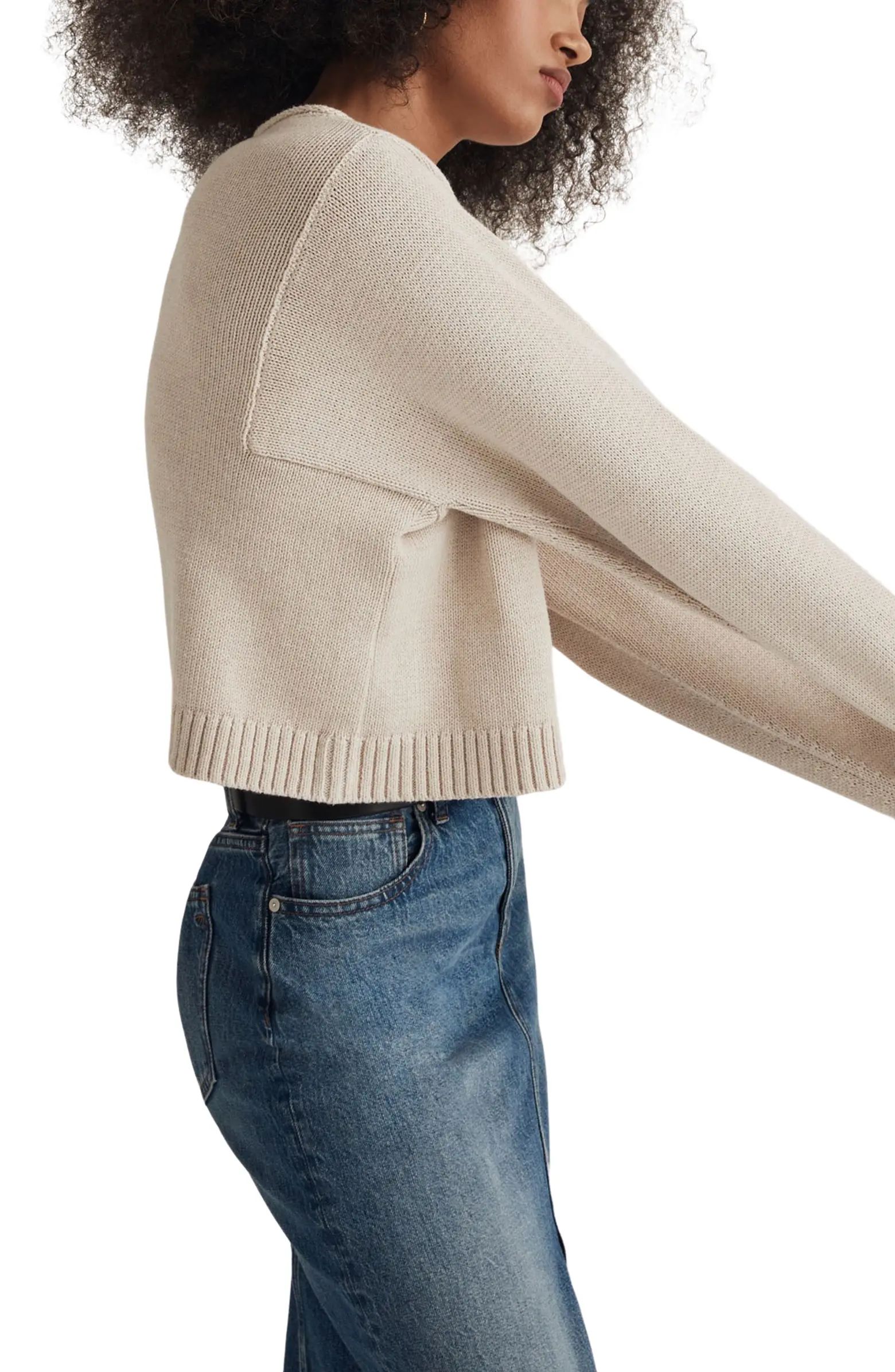 Madewell Roll Neck Cotton Pullover Sweater | Nordstrom | Nordstrom