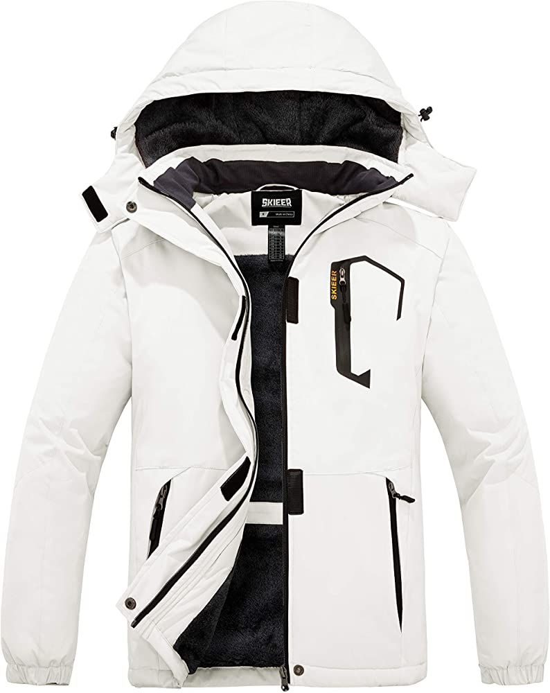 Skieer Women's Waterproof Ski Jacket Warm Winter Coat Fleece Snow Raincoats | Amazon (US)