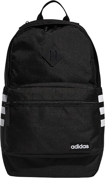 adidas Classic 3S Backpack, Black/White Test, One Size      
 Faux Leather  

 Adult | Amazon (US)