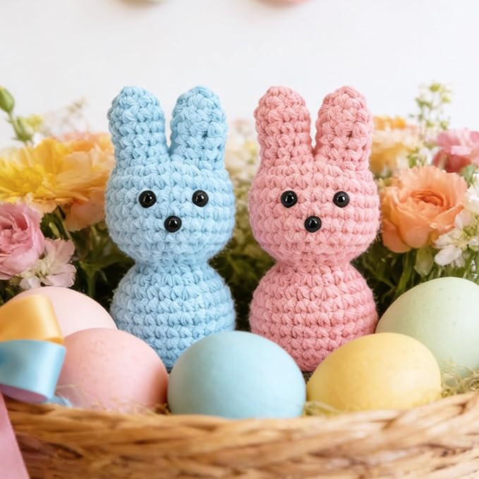 Bunny Easter Basket Stuffers Gifts for Teens Girl Boy Daughter Son Gifts Easter Egg Fillers Essen... | Amazon (US)