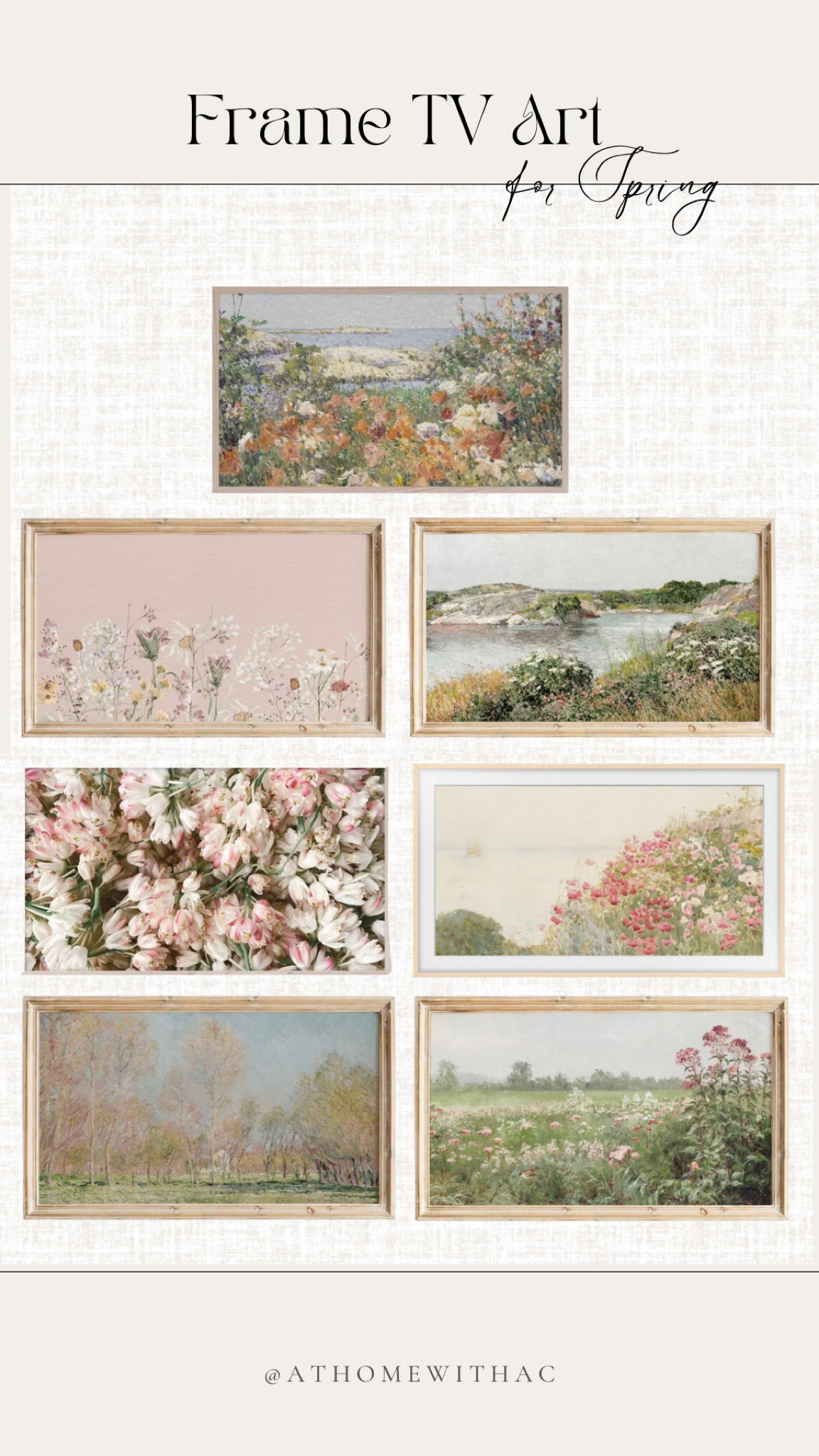 Samsung frame tv art for Spring 🌸🌿

#LTKhome #LTKFind #LTKSeasonal