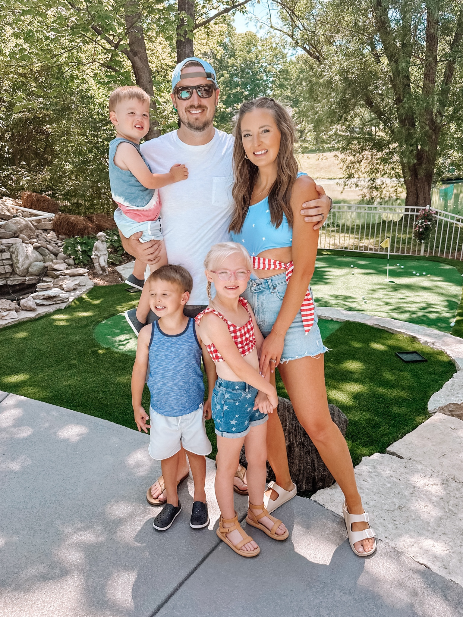 Memorial Day / Fourth of July pool outfit ideas for the whole family! 

Code craynon20 works for my swimsuit! 

#LTKswim #LTKfamily #LTKSeasonal