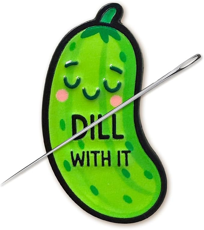 Funny Pickle Needle Minder, Needle Minder Magnet, Magnetic Needle Nanny Needlework Accessories | Amazon (US)
