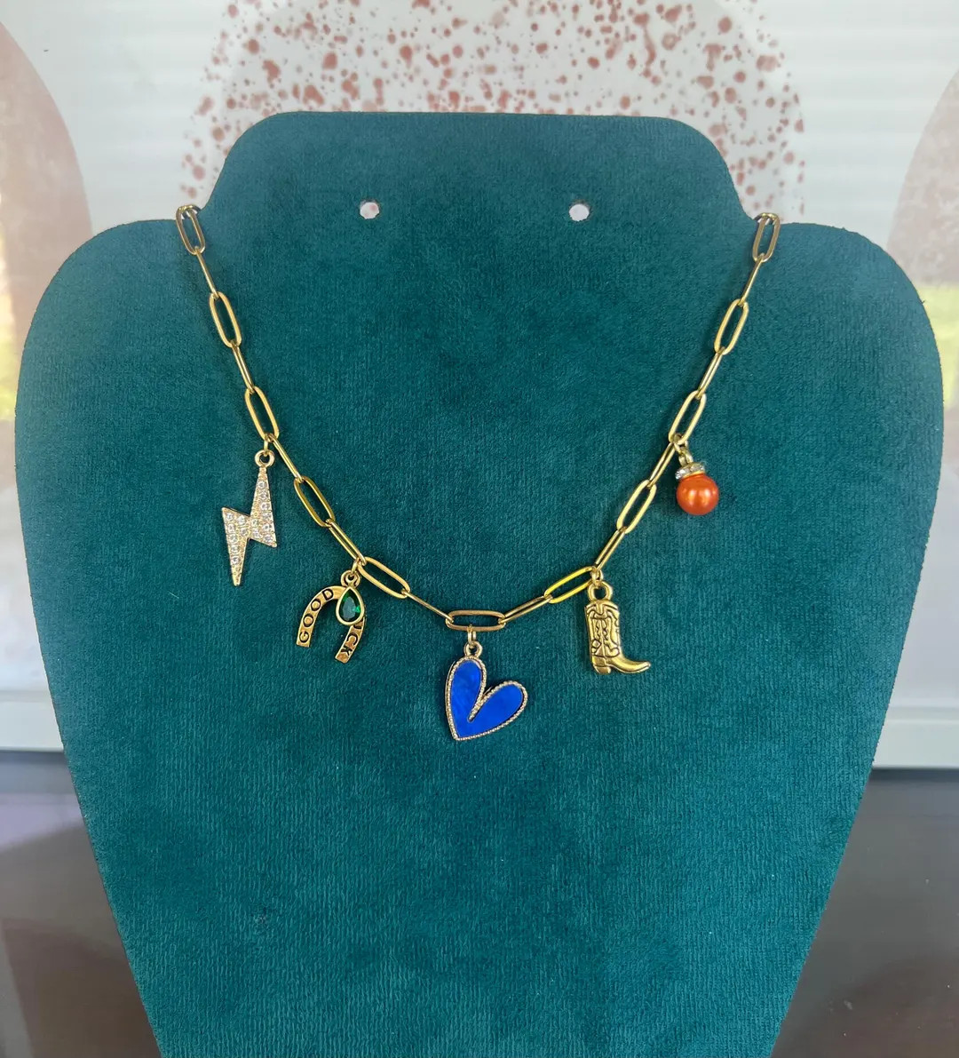 University of Florida Charm Necklace 14k Gold Plated *customizable - Etsy | Etsy (US)