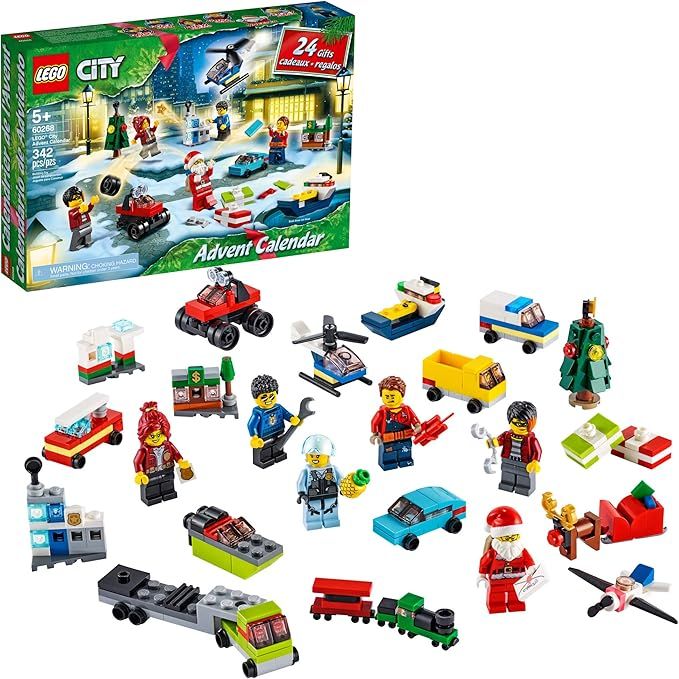 LEGO City 2020 Advent Calendar 60268 Playset, Includes 6 City Adventures TV Series Characters, Mi... | Amazon (US)