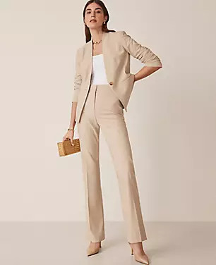 The Petite High Rise Skinny Trouser Pant in Bi-Stretch | Ann Taylor (US)