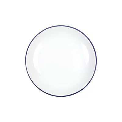 Vintage Coupe Dinner Plates, Black Rim | Perigold