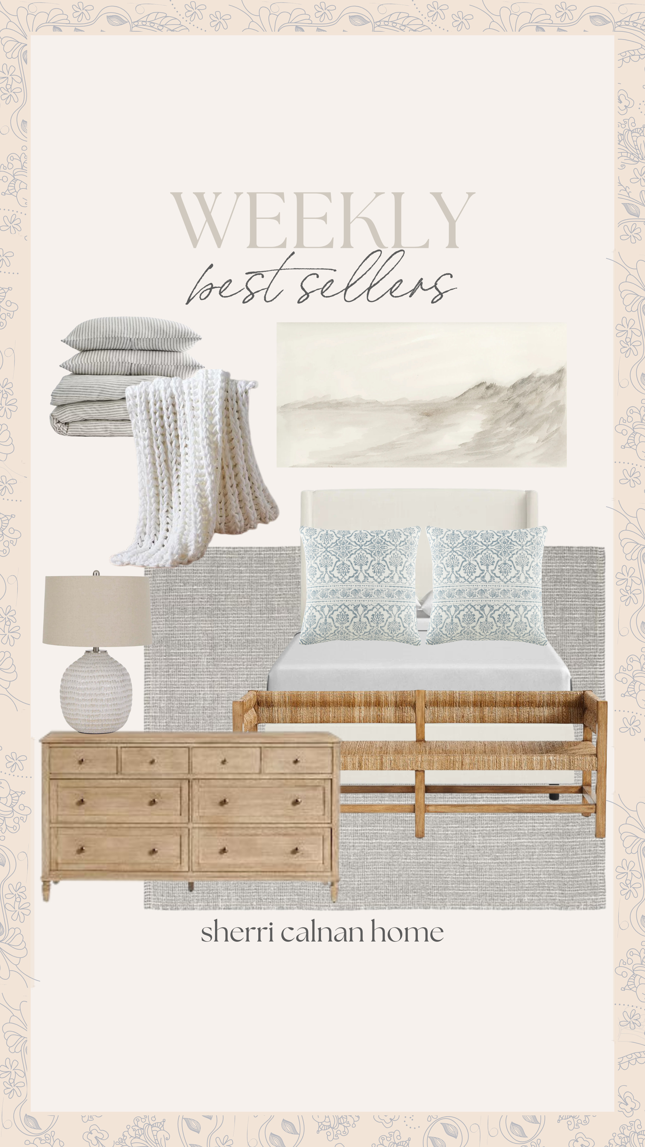 Weekly Best Sellers

neutral home, coastal home, rattan bench, knit blanket, quince european duvet, malibu art, coastal art, wood dresser, sherri calnan home 

 

#LTKSeasonal #LTKHome #LTKStyleTip