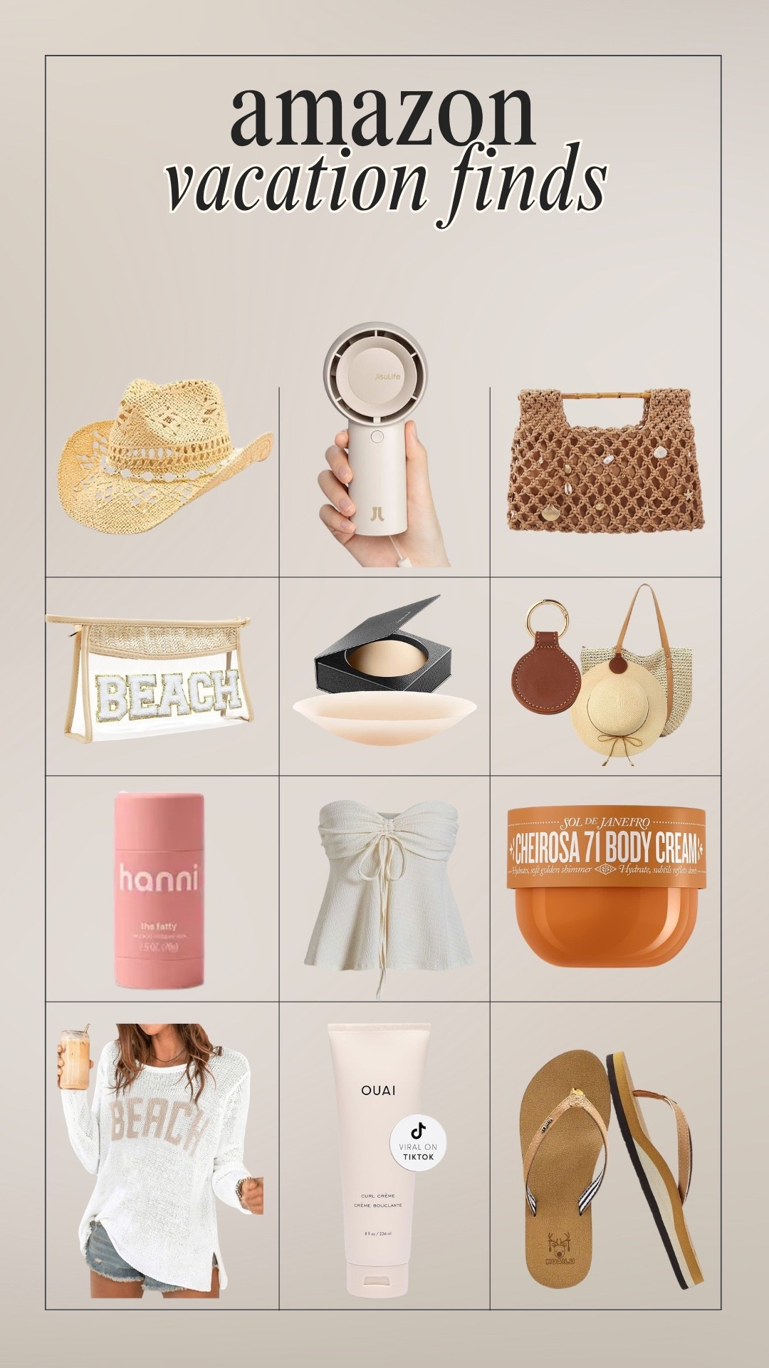 Vacation must haves from Amazon! 🐚

Summer vacation, vacation must haves, in my bag, vacation outfits

#LTKTravel