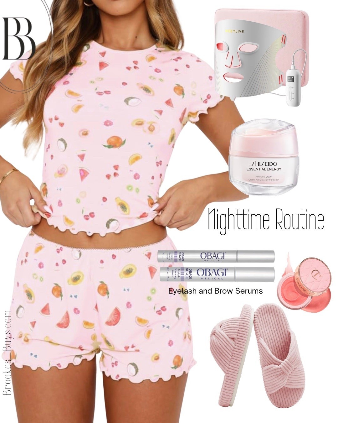Cute pajama set. Pamper yourself with these nighttime skincare items.

#LTKselfcare #LTKBeauty #LTKdayinmylife