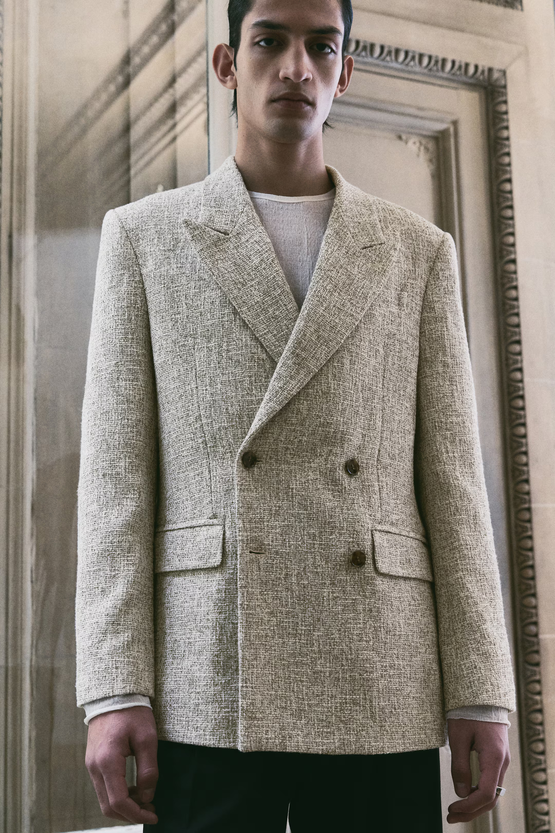 Loose-Fit Double-Breasted Jacket | H&M (US + CA)