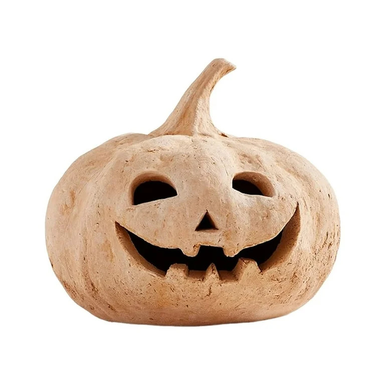 5 Shapes Halloween Resin Figurine Decor - Outdoor Halloween Resin Pumpkin Jack O’Lantern | Walmart (US)