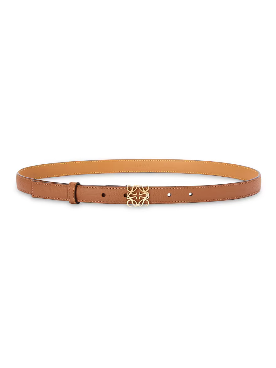 Anagram Leather Belt | Saks Fifth Avenue