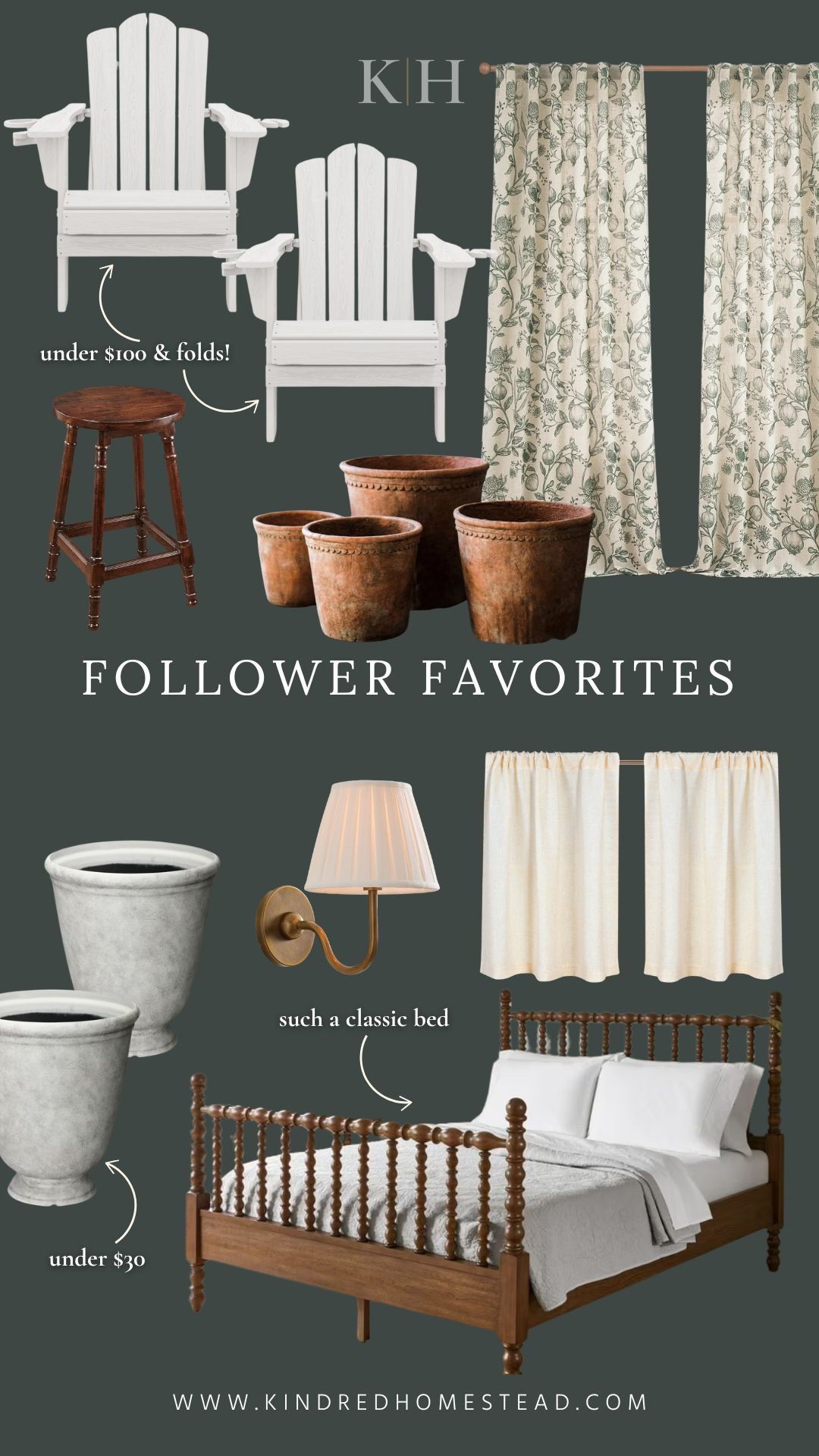 Follower favorites featuring home decor, furniture and more for classic styling! 

#LTKSeasonal #LTKHome #LTKSummerEdit