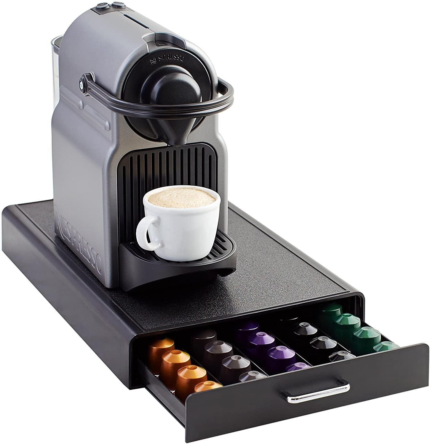 Amazon Basics Nespresso OriginalLine Coffee Pod with 1 Storage Drawer Holder, 50 Capsule Capacity... | Amazon (US)