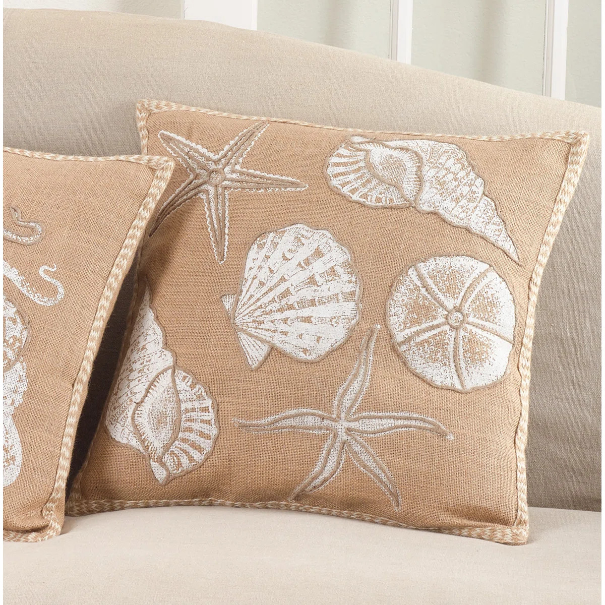 Neptunian I See Seashells Down Filled Throw Pillow | Wayfair North America