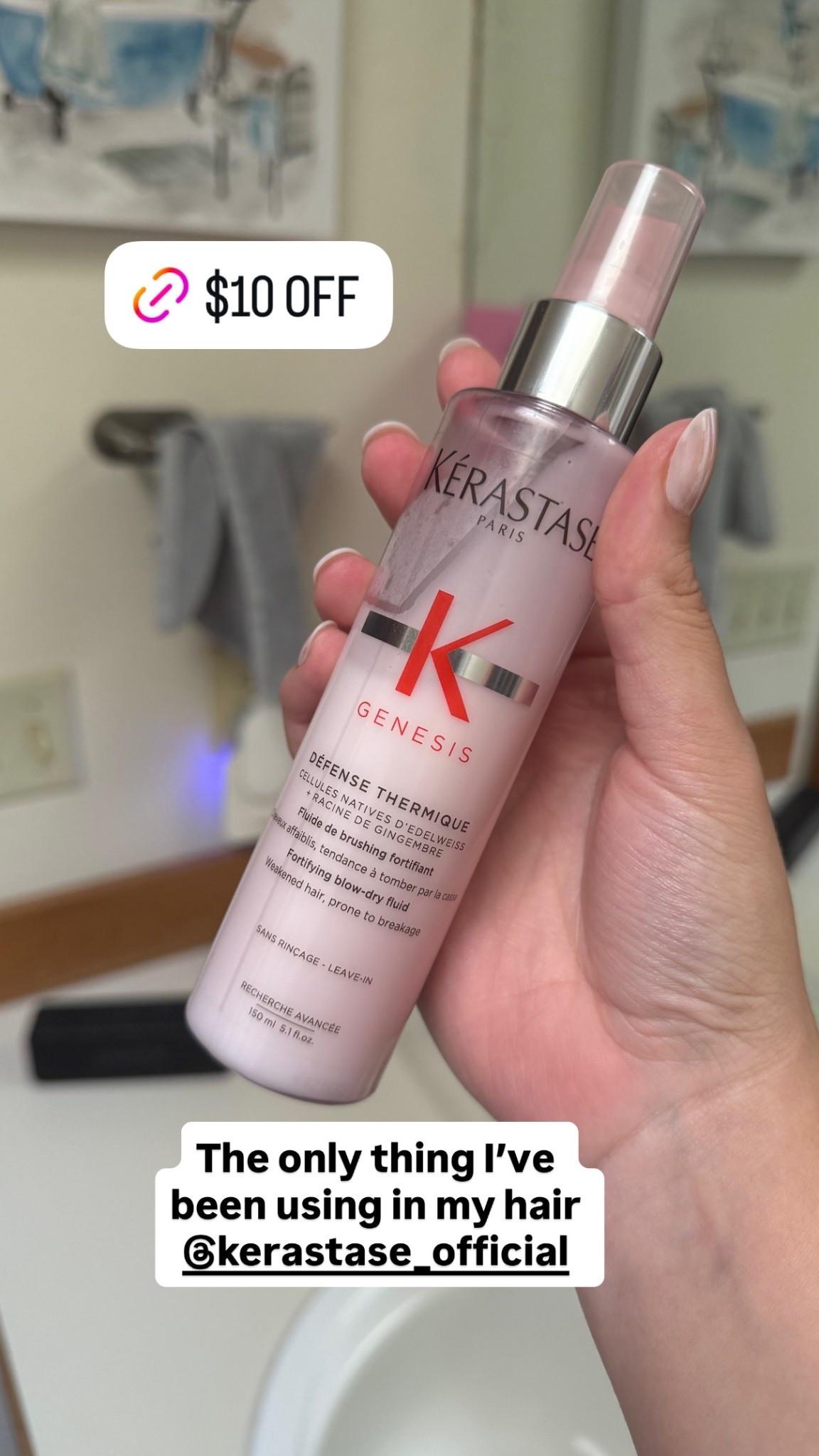The only thing I’ve been using in my hair @kerastase_official