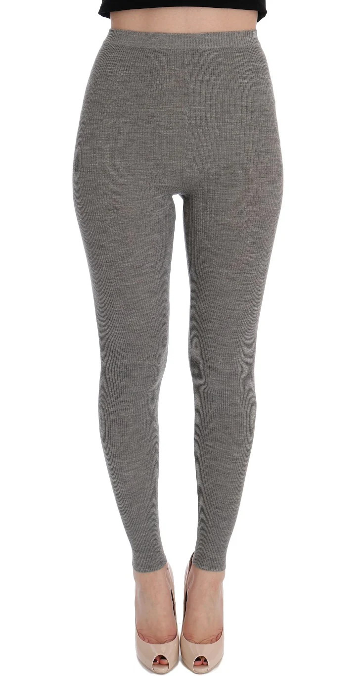 Dolce & Gabbana Cashmere Stretch Leggings — Gray | Italist Inc.