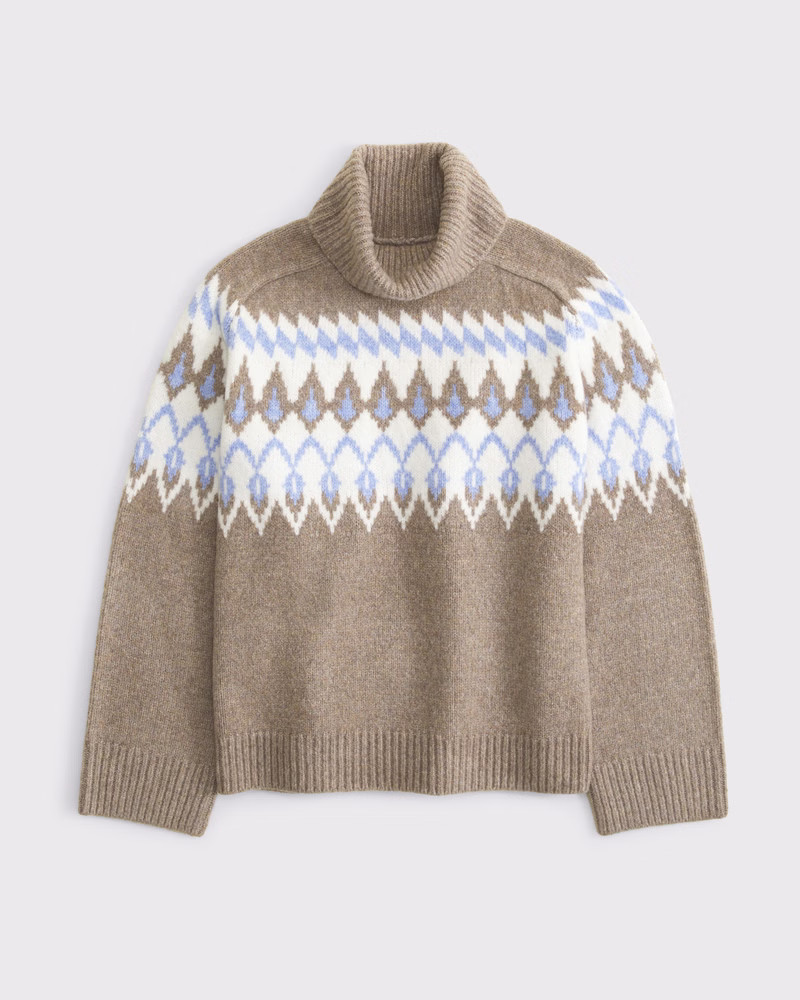 Fairisle Turtleneck Sweater | Abercrombie & Fitch (US)