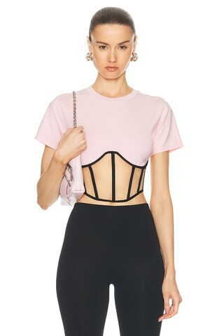 RTA Angelo Top in Pink | FWRD 