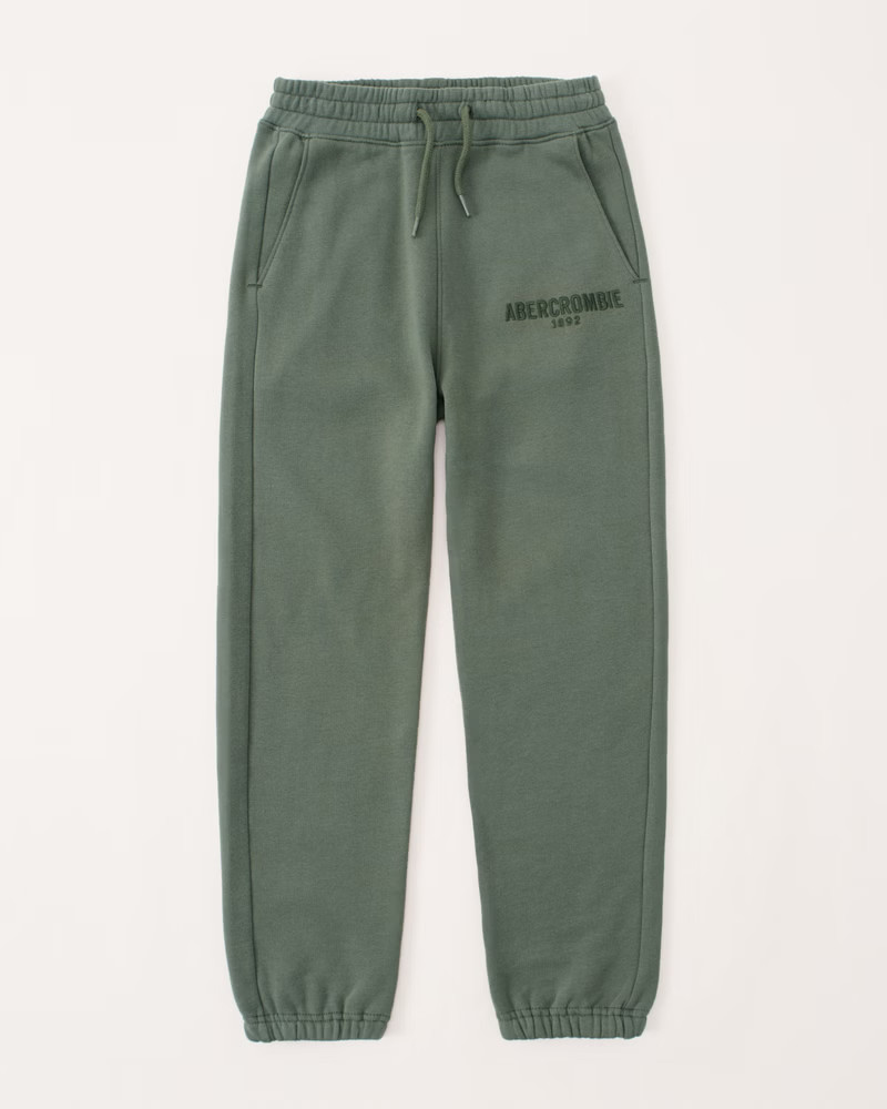 logo easy-fit sweatpants | Abercrombie & Fitch (US)