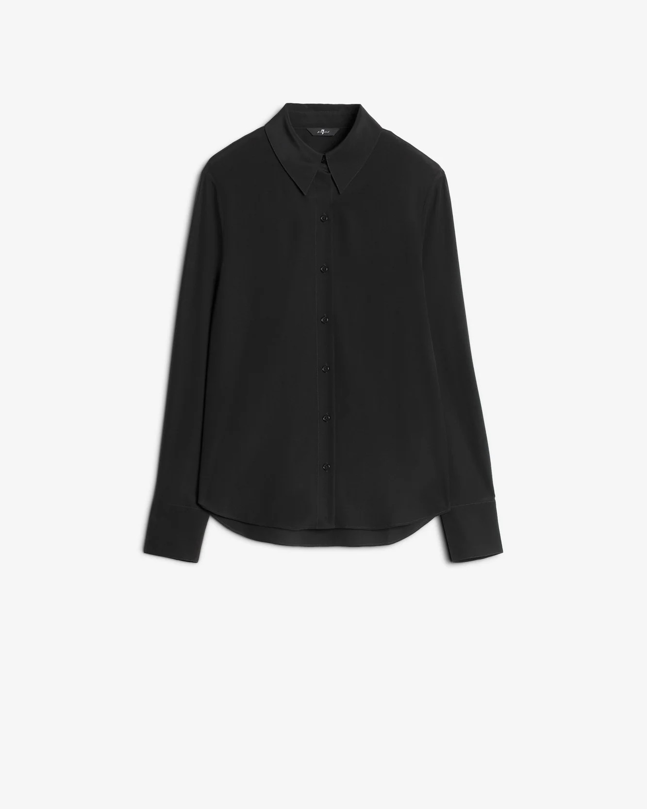 Long Sleeve Silk Blouse | 7 For All Mankind