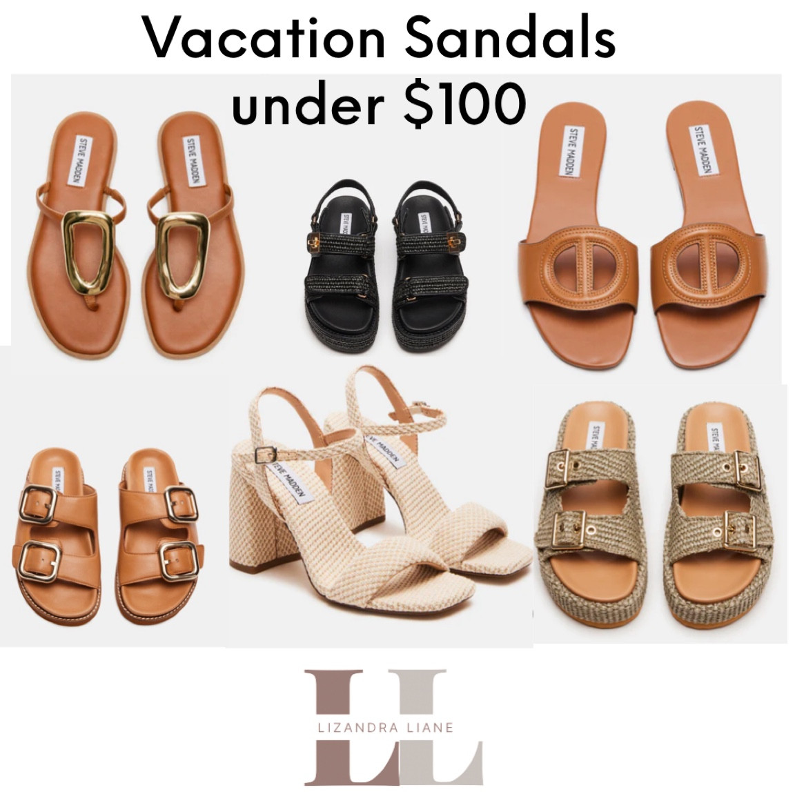 Vacation sandals under $100, Steve Madden, shoes, resort wear, vacation outfits, beach trip, vacay style, travel, swimwear, spring breakk

#LTKfindsunder100 #LTKstyletip #LTKshoecrush