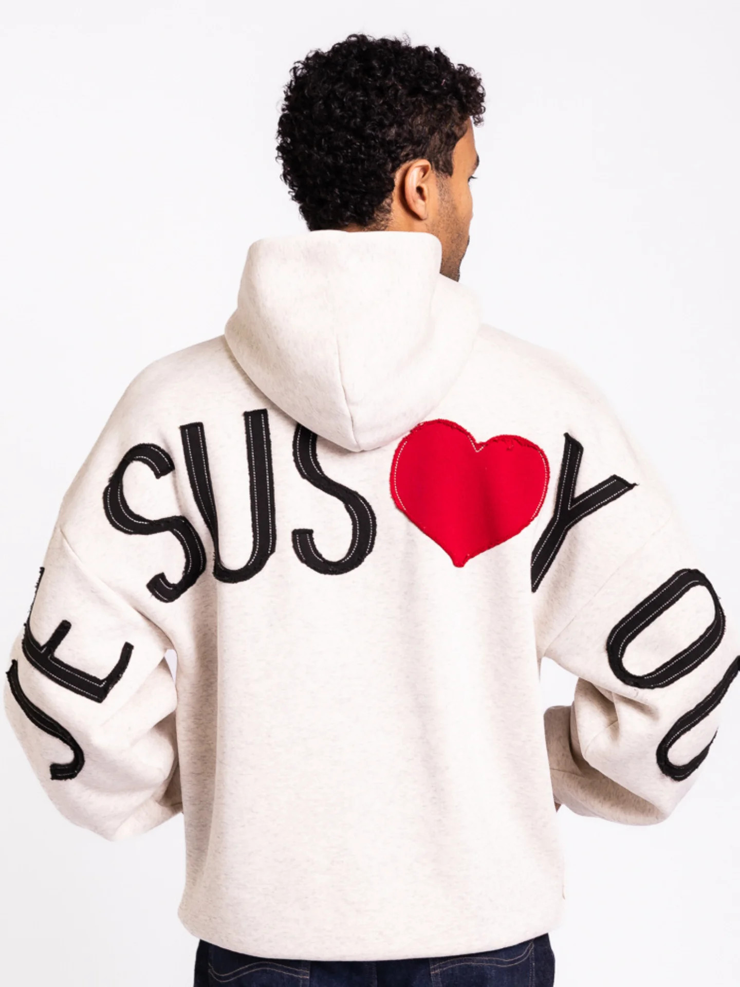 Kingdom Essential Patchwork Hoodie | Gods Love Overcomes