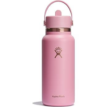 HYDRO FLASK Wide Mouth vacuum insulated stainless steel water bottle with leakproof closeable str... | Amazon (US)