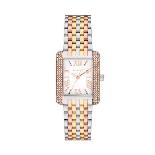 Michael Kors Emery Three-Hand Tri-Tone Stainless Steel Women's Watch (Model: MK4744) | Amazon (US)