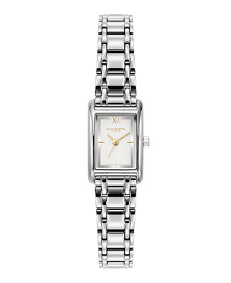 Olivia Burton Women's Mini Grove Silver Tone Stainless Steel Bracelet Watch, 16mm - Macy's | Macy's