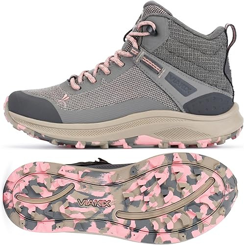 Viakix Monterra Mid Women’s Waterproof Hiking Boots – Lightweight Comfortable Trail Shoes for... | Amazon (US)