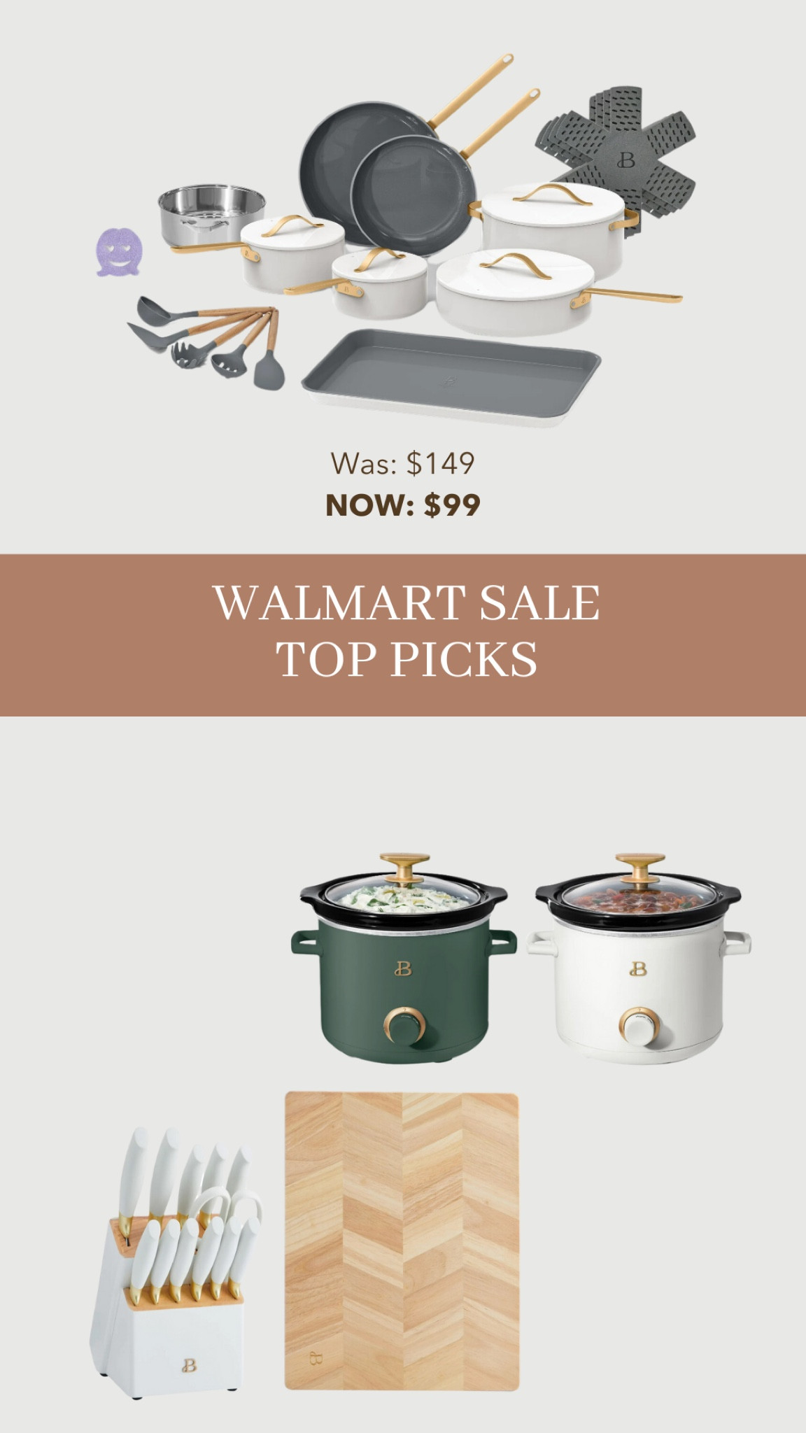 Beautiful by Drew Barrymore collection on sale at Walmart, crockpots on sale, kitchenware on sale 

#LTKGiftGuide #LTKCyberWeek #LTKHoliday