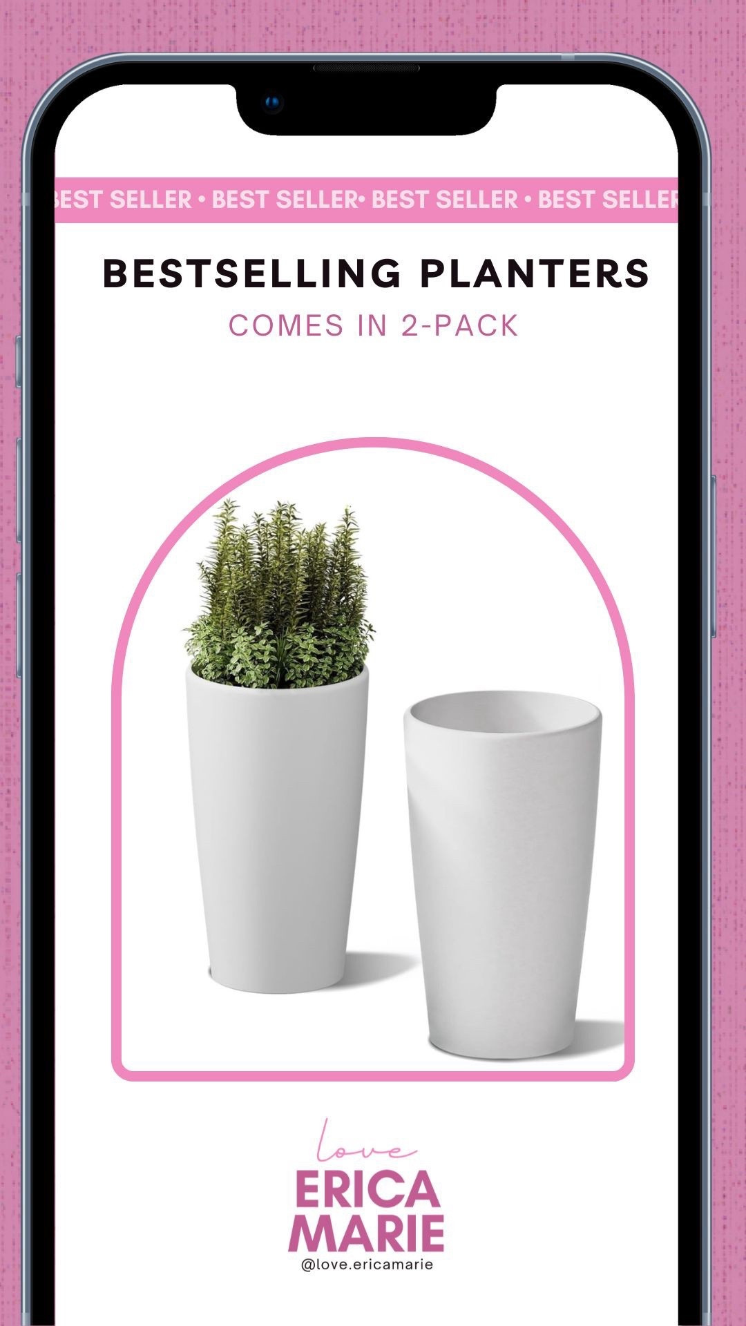 This 2-pack of planters looks like they come from a far more expensive store, but I’m not kidding when I say they are Walmart. I absolutely love the look of the set and the size is perfect for the patio. 

#LTKSeasonal #LTKHome