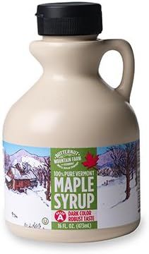 Butternut Mountain Farm Pure Maple Syrup From Vermont, Grade A (Prev. Grade B), Dark Color, Robust T | Amazon (US)