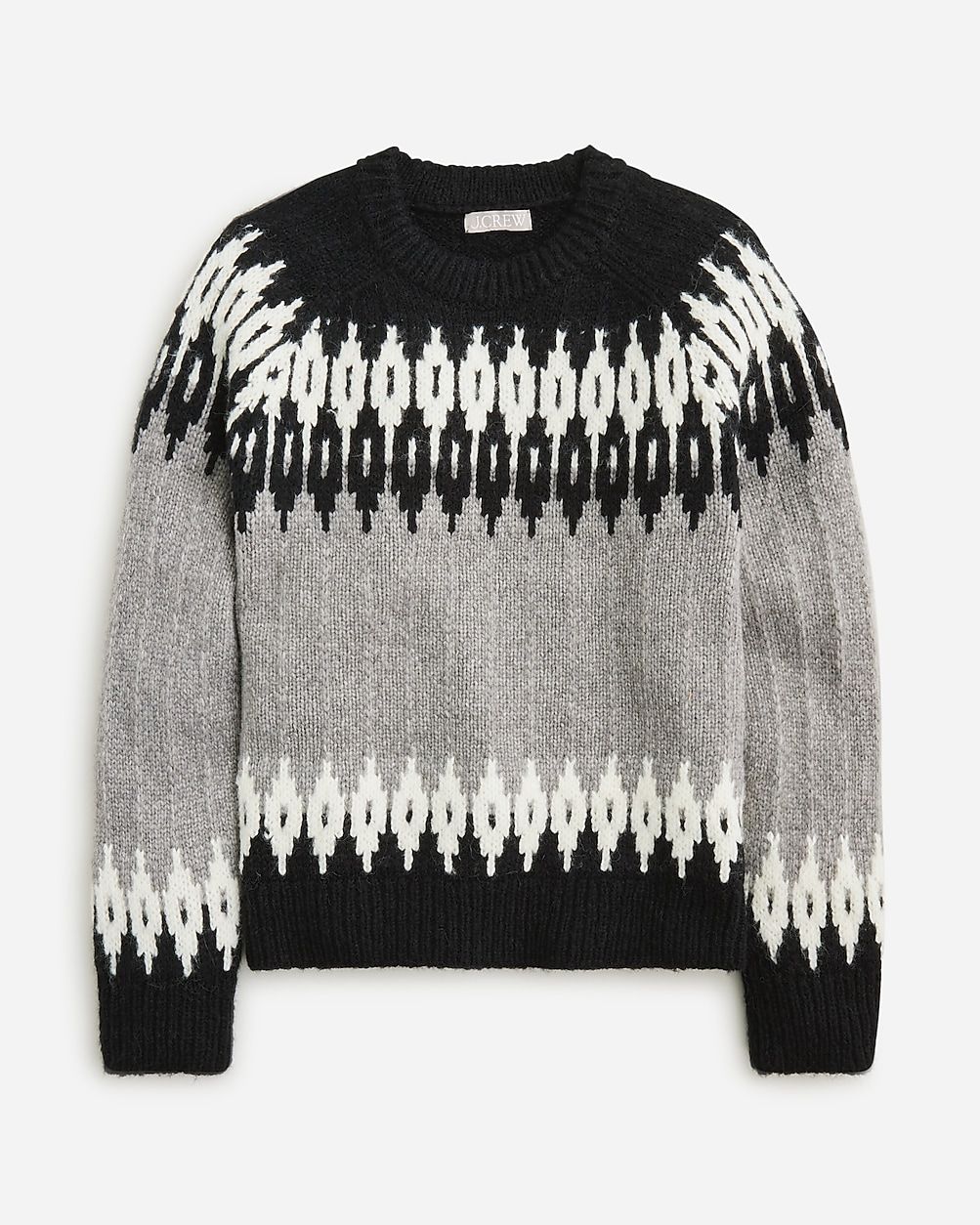 Fair Isle crewneck sweater | J.Crew US