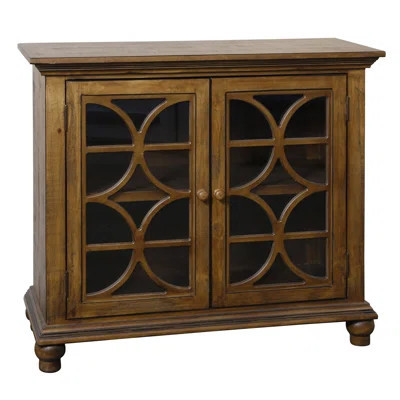Frieso - Two-Door Accent Cabinet - Brown | Wayfair North America