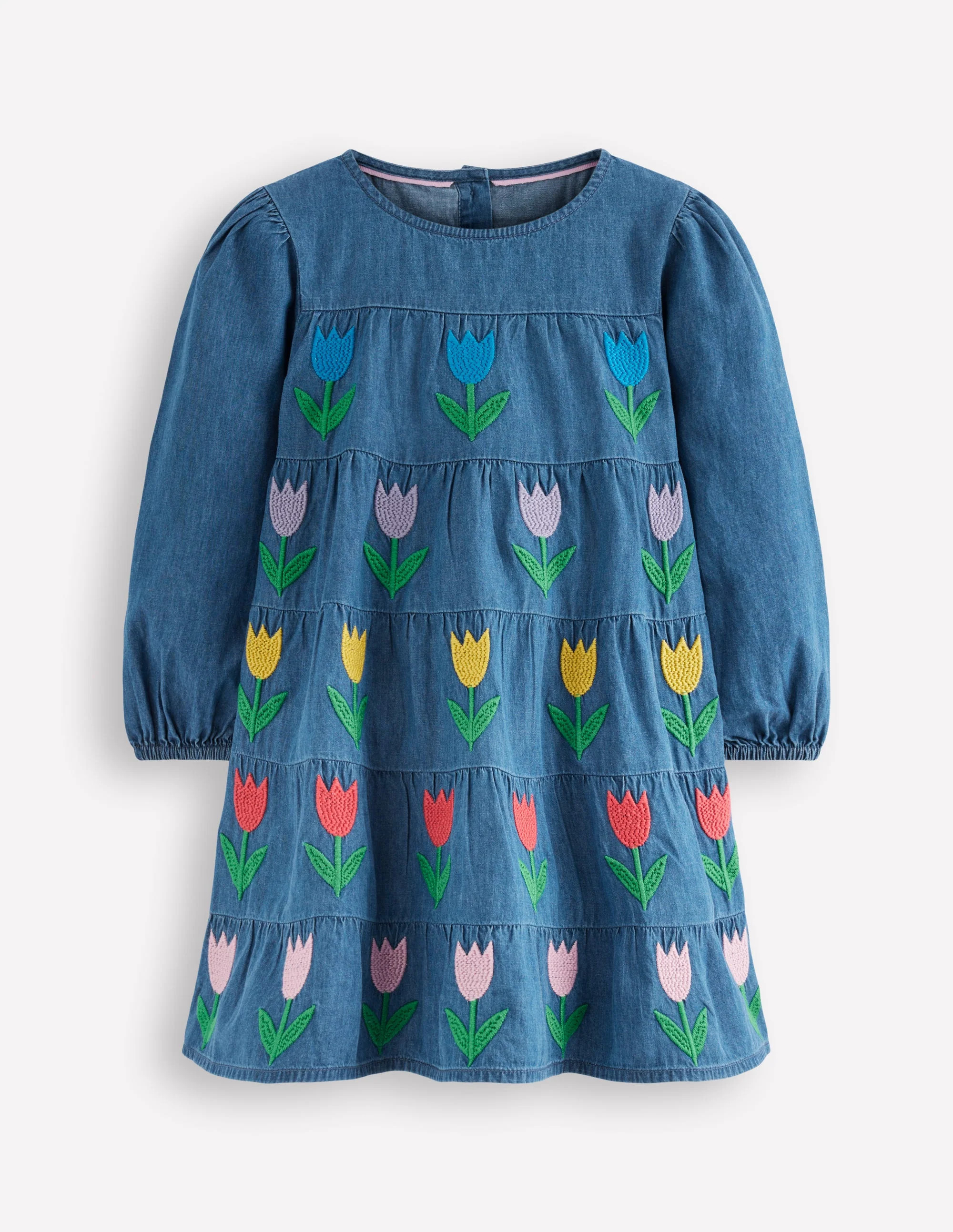 Twirly Woven Dress-Mid Vintage Tulips | Boden (US)