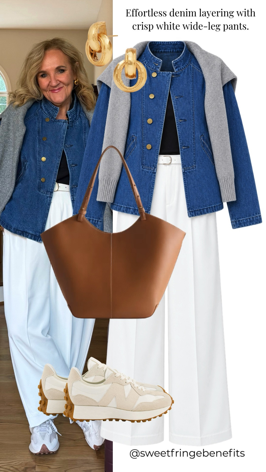 This black-and-white combination is classic, flattering, and easy to wear. The contrast cardigan and white wide-leg pants create a polished look that works for travel, lunch, or everyday wear.

💡 LTK MADE EASY
❤️ Heart = Support my posts!
🔖 Save = Get sale & restock alerts
📋 Lists = Keep favorites organized
📲 Share = Send lists and products to a friend. Hello, Christmas List!
💬 Comment = Ask me anything about what I'm wearing.:-)

#LTKootd #LTKTravel #LTKOver40