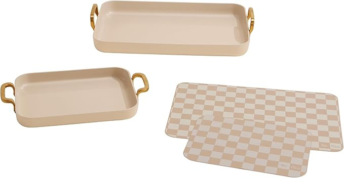 Our Place Essentials 4-Piece Griddle Pan Set | Nonstick Griddle Standard & Mini with Reusable Sil... | Amazon (US)